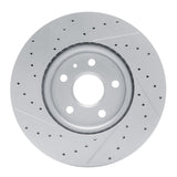 Dynamic Friction 2010-2025 Buick Allure Front Right Drilled & Slotted Geoperformance Rotor by Dynamic Friction Company 830-45016R