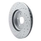 Dynamic Friction 2010-2025 Buick Allure Front Right Drilled & Slotted Geoperformance Rotor by Dynamic Friction Company 830-45016R