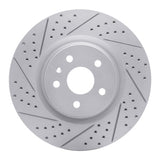 Dynamic Friction 2009-2017 Buick Regal Front Left Drilled & Slotted Geoperformance Rotor by Dynamic Friction Company 830-45017L