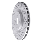 Dynamic Friction 2009-2017 Buick Regal Front Right Drilled & Slotted Geoperformance Rotor by Dynamic Friction Company 830-45017R