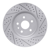 Dynamic Friction 2009-2017 Buick Regal Front Right Drilled & Slotted Geoperformance Rotor by Dynamic Friction Company 830-45017R