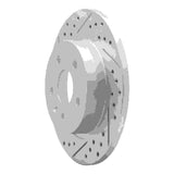 Dynamic Friction 2011-2022 Buick Encore Rear Left Drilled & Slotted Geoperformance Rotor by Dynamic Friction Company 830-45018L