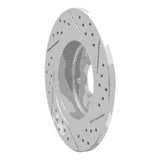 Dynamic Friction 2011-2022 Buick Encore Rear Left Drilled & Slotted Geoperformance Rotor by Dynamic Friction Company 830-45018L