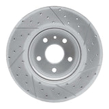 Dynamic Friction 2013-2022 Buick Encore Front Left Drilled & Slotted Geoperformance Rotor by Dynamic Friction Company 830-45020L