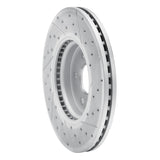 Dynamic Friction 2013-2022 Buick Encore Front Left Drilled & Slotted Geoperformance Rotor by Dynamic Friction Company 830-45020L