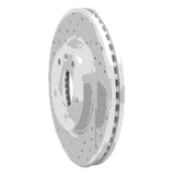Dynamic Friction 2011-2025 Buick Lacrosse Front Left Drilled & Slotted Geoperformance Rotor by Dynamic Friction Company 830-45045L