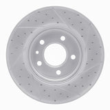Dynamic Friction 2011-2025 Buick Lacrosse Front Left Drilled & Slotted Geoperformance Rotor by Dynamic Friction Company 830-45045L