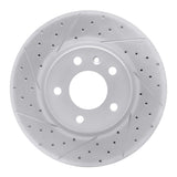 Dynamic Friction 2011-2025 Buick Lacrosse Front Left Drilled & Slotted Geoperformance Rotor by Dynamic Friction Company 830-45045L