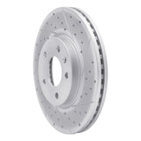 Dynamic Friction 2011-2025 Buick Lacrosse Front Right Drilled & Slotted Geoperformance Rotor by Dynamic Friction Company 830-45045R