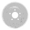 R1 Concepts 2011-2025 Buick Lacrosse Front Right Drilled & Slotted Geoperformance Rotor