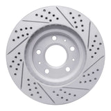 Dynamic Friction 2003-2007 Cadillac CTS Front Left Drilled & Slotted Geoperformance Rotor by Dynamic Friction Company 830-46012L