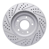 Dynamic Friction 2003-2007 Cadillac CTS Front Right Drilled & Slotted Geoperformance Rotor by Dynamic Friction Company 830-46012R