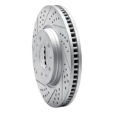 Dynamic Friction 2003-2008 Cadillac CTS Front Left Drilled & Slotted Geoperformance Rotor by Dynamic Friction Company 830-46013L