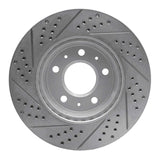 Dynamic Friction 2003-2008 Cadillac Seville Front Right Drilled & Slotted Geoperformance Rotor by Dynamic Friction Company 830-46013R