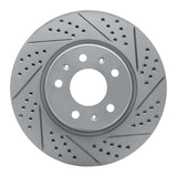 Dynamic Friction 2003-2008 Cadillac Seville Front Right Drilled & Slotted Geoperformance Rotor by Dynamic Friction Company 830-46013R