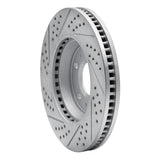 Dynamic Friction 2003-2008 Cadillac Seville Front Right Drilled & Slotted Geoperformance Rotor by Dynamic Friction Company 830-46013R