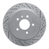 Dynamic Friction 2003-2011 Cadillac Sts Rear Right Drilled & Slotted Geoperformance Rotor by Dynamic Friction Company 830-46014R