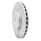 Dynamic Friction 2004-2011 Cadillac CTS Front Left Drilled & Slotted Geoperformance Rotor by Dynamic Friction Company 830-46015L