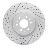 Dynamic Friction 2004-2011 Cadillac CTS Front Left Drilled & Slotted Geoperformance Rotor by Dynamic Friction Company 830-46015L