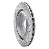 Dynamic Friction 2004-2011 Cadillac Sts Rear Right Drilled & Slotted Geoperformance Rotor by Dynamic Friction Company 830-46016R