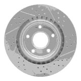 Dynamic Friction 2005-2013 Cadillac Xlr Front Left Drilled & Slotted Geoperformance Rotor by Dynamic Friction Company 830-46018L