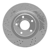 Dynamic Friction 2005-2013 Cadillac Xlr Front Left Drilled & Slotted Geoperformance Rotor by Dynamic Friction Company 830-46018L