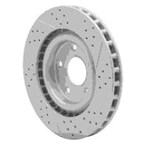 Dynamic Friction 2005-2013 Cadillac Xlr Front Left Drilled & Slotted Geoperformance Rotor by Dynamic Friction Company 830-46018L