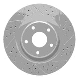 Dynamic Friction 2005-2013 Cadillac Xlr Front Right Drilled & Slotted Geoperformance Rotor by Dynamic Friction Company 830-46018R