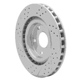 Dynamic Friction 2005-2013 Cadillac Xlr Front Right Drilled & Slotted Geoperformance Rotor by Dynamic Friction Company 830-46018R