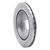 Dynamic Friction 2005-2011 Cadillac CTS Rear Right Drilled & Slotted Geoperformance Rotor by Dynamic Friction Company 830-46020R