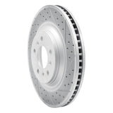 Dynamic Friction 2006-2016 Buick Allure Front Right Drilled & Slotted Geoperformance Rotor by Dynamic Friction Company 830-46022R