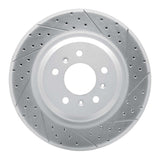 Dynamic Friction 2006-2016 Buick Allure Front Right Drilled & Slotted Geoperformance Rotor by Dynamic Friction Company 830-46022R