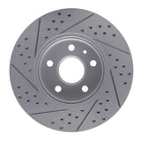 Dynamic Friction 2008-2014 Cadillac CTS Front Right Drilled & Slotted Geoperformance Rotor by Dynamic Friction Company 830-46025R