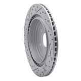 Dynamic Friction 2008-2014 Cadillac CTS Rear Right Drilled & Slotted Geoperformance Rotor by Dynamic Friction Company 830-46026R