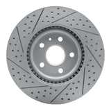 Dynamic Friction 2008-2017 Cadillac CTS Front Right Drilled & Slotted Geoperformance Rotor by Dynamic Friction Company 830-46027R
