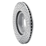 Dynamic Friction 2008-2017 Cadillac CTS Front Right Drilled & Slotted Geoperformance Rotor by Dynamic Friction Company 830-46027R