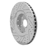 Dynamic Friction 2009-2015 Cadillac CTS Front Right Drilled & Slotted Geoperformance Rotor by Dynamic Friction Company 830-46029R