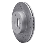 Dynamic Friction 2013-2025 Cadillac CT4 Front Right Drilled & Slotted Geoperformance Rotor by Dynamic Friction Company 830-46033R