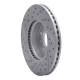 Dynamic Friction 2013-2025 Cadillac CT4 Front Right Drilled & Slotted Geoperformance Rotor by Dynamic Friction Company 830-46033R