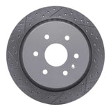 Dynamic Friction 2013-2019 Cadillac Xts Rear Left Drilled & Slotted Geoperformance Rotor by Dynamic Friction Company 830-46034L