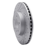 Dynamic Friction 2013-2025 Cadillac CT4 Front Left Drilled & Slotted Geoperformance Rotor by Dynamic Friction Company 830-46035L