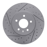 Dynamic Friction 2013-2025 Cadillac ATS Front Right Drilled & Slotted Geoperformance Rotor by Dynamic Friction Company 830-46035R