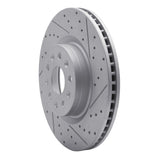 Dynamic Friction 2014-2025 Cadillac CT5 Front Right Drilled & Slotted Geoperformance Rotor by Dynamic Friction Company 830-46036R
