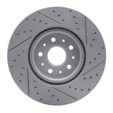 Dynamic Friction 2014-2025 Cadillac CT5 Front Right Drilled & Slotted Geoperformance Rotor by Dynamic Friction Company 830-46036R