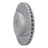 Dynamic Friction 2014-2020 Cadillac CTS Front Right Drilled & Slotted Geoperformance Rotor by Dynamic Friction Company 830-46038R