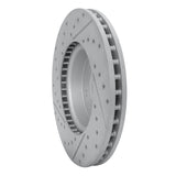Dynamic Friction 2014-2020 Cadillac CTS Front Right Drilled & Slotted Geoperformance Rotor by Dynamic Friction Company 830-46038R