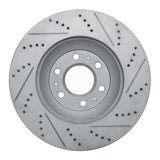 Dynamic Friction 2004-2009 Cadillac Srx Front Left Drilled & Slotted Geoperformance Rotor by Dynamic Friction Company 830-46043L