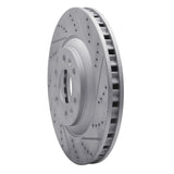 Dynamic Friction 2004-2009 Cadillac Srx Front Right Drilled & Slotted Geoperformance Rotor by Dynamic Friction Company 830-46043R