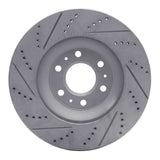 Dynamic Friction 2004-2009 Cadillac Srx Front Right Drilled & Slotted Geoperformance Rotor by Dynamic Friction Company 830-46043R