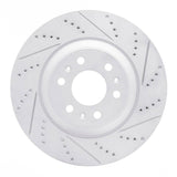 Dynamic Friction 2004-2009 Cadillac Srx Front Right Drilled & Slotted Geoperformance Rotor by Dynamic Friction Company 830-46043R